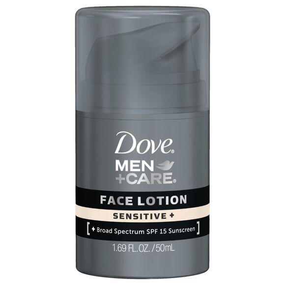Dove Men+Care Face Lotion Sensitive Plus 1.69 Oz 2 Pack - Picture 2 of 4